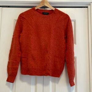 Tahari Cashmere Sweater Deep Orange